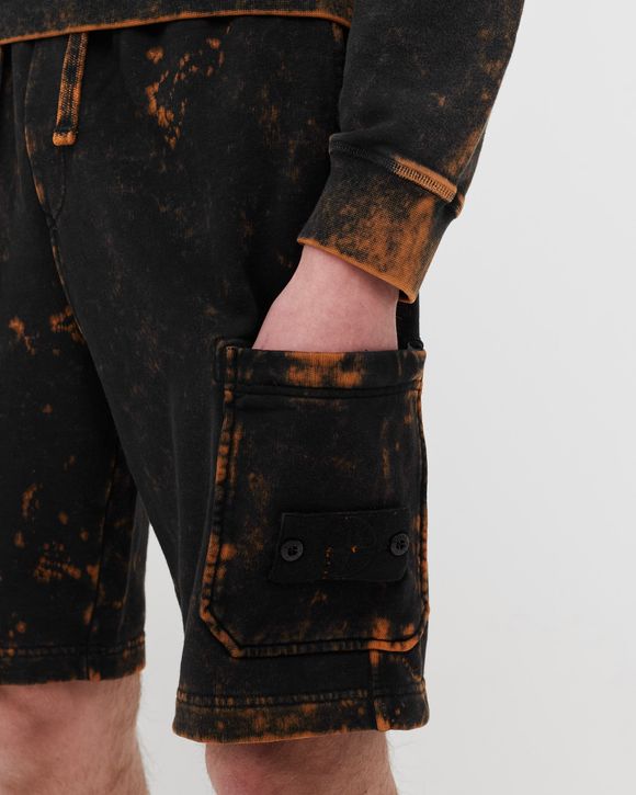 Cotton Fleece Off-Dye Shorts