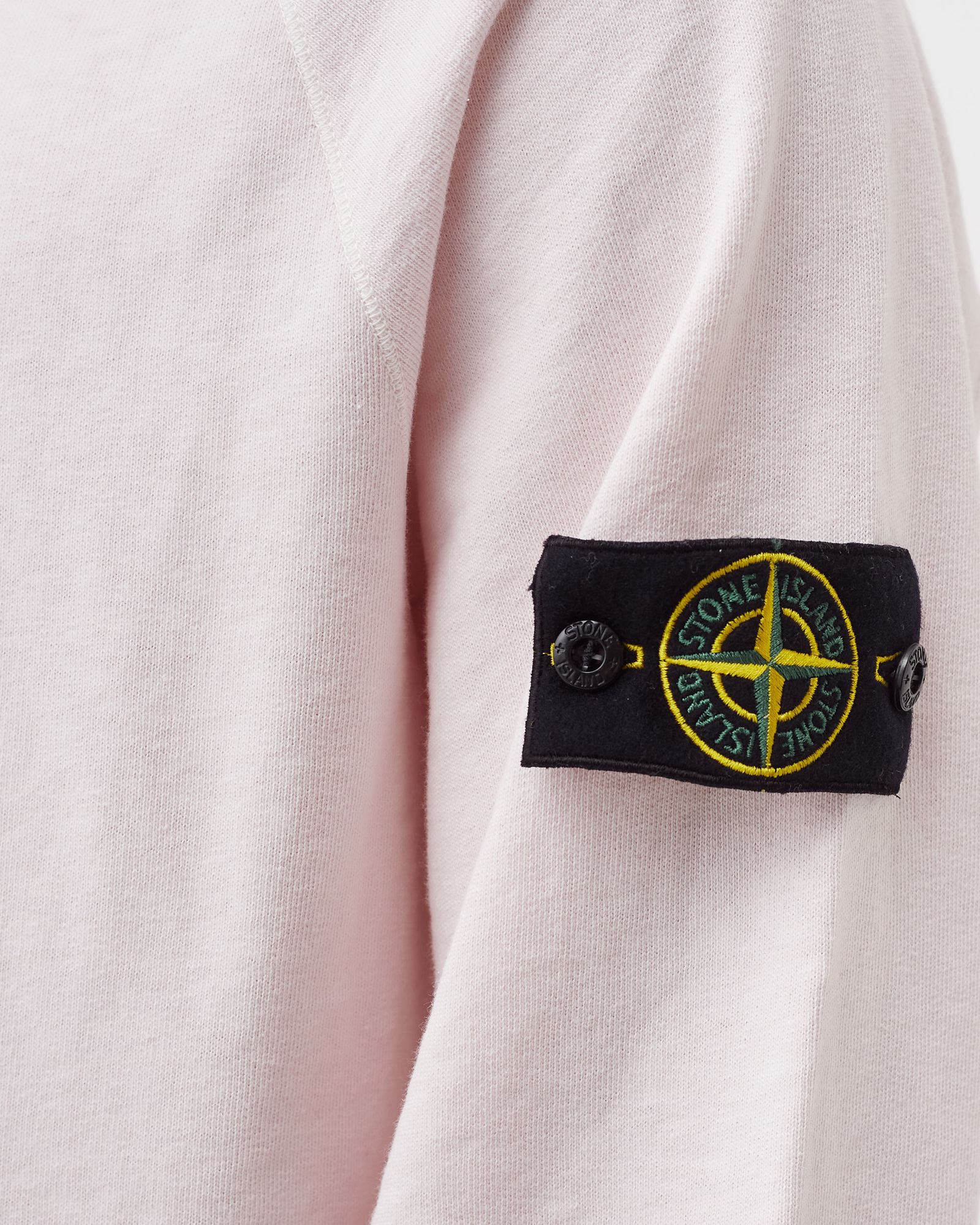 Stone Island Malfile Fleece Sweatshirt Pink | BSTN Store