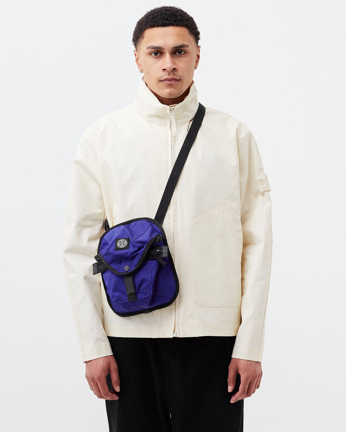 Stone Island Nylon Twill Backpack Blue | BSTN Store