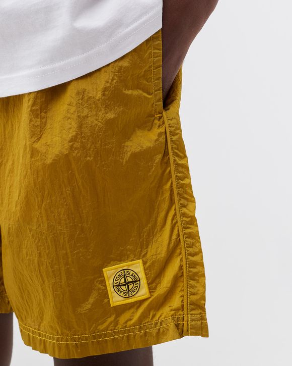 Stone Island Nylon Metal Shorts Yellow - GIALLO