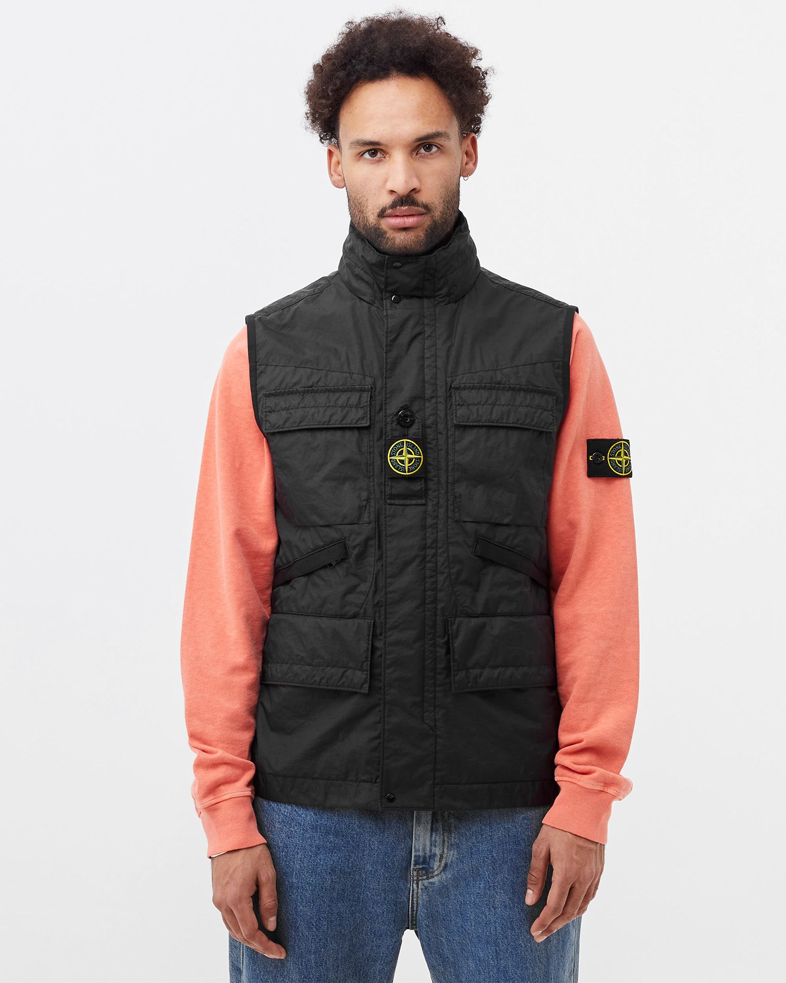 Stone Island Membrana 3L TC Vest Black BSTN Store