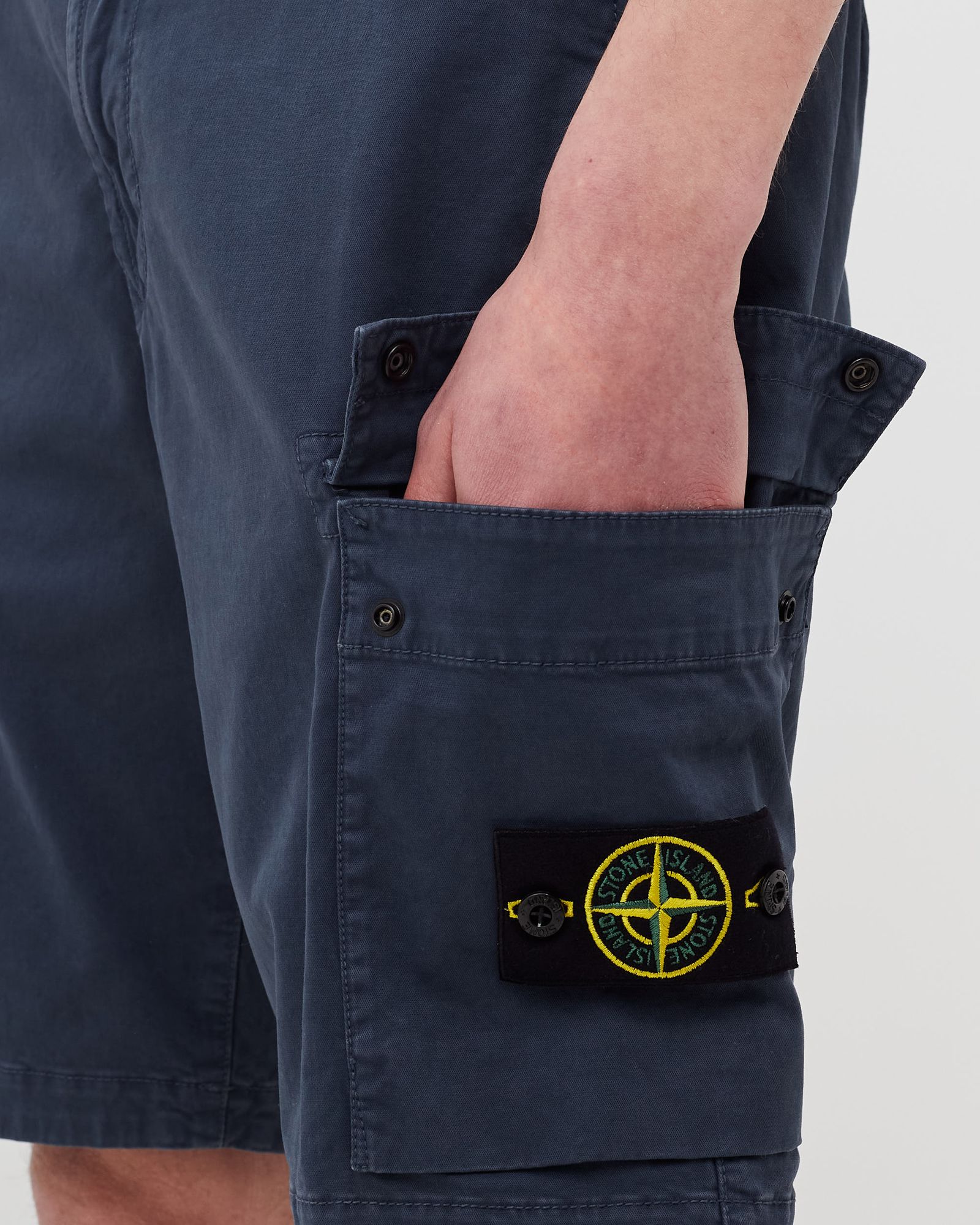 Strech Broken Twill Bermuda Shorts