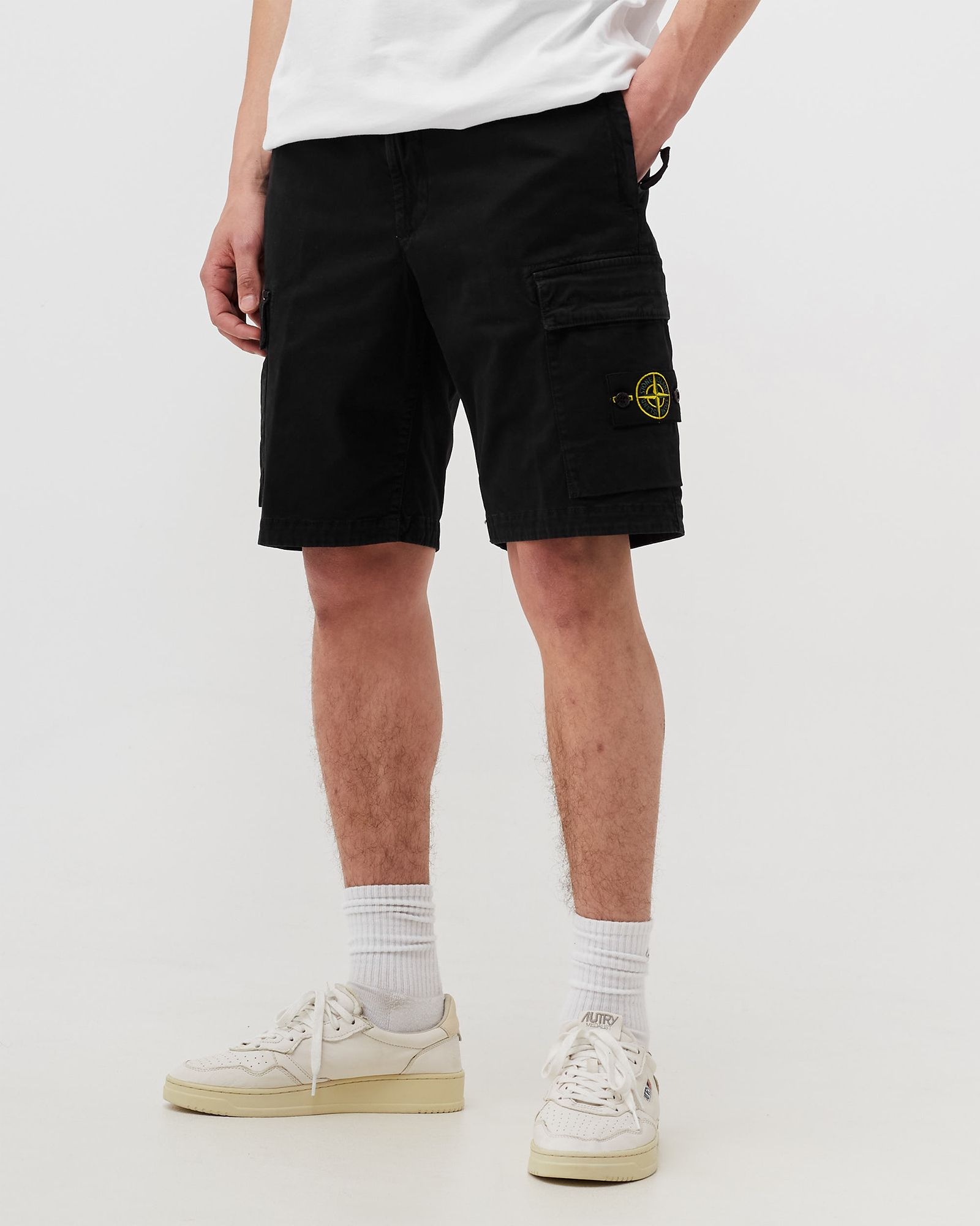 Strech Broken Twill Bermuda Shorts