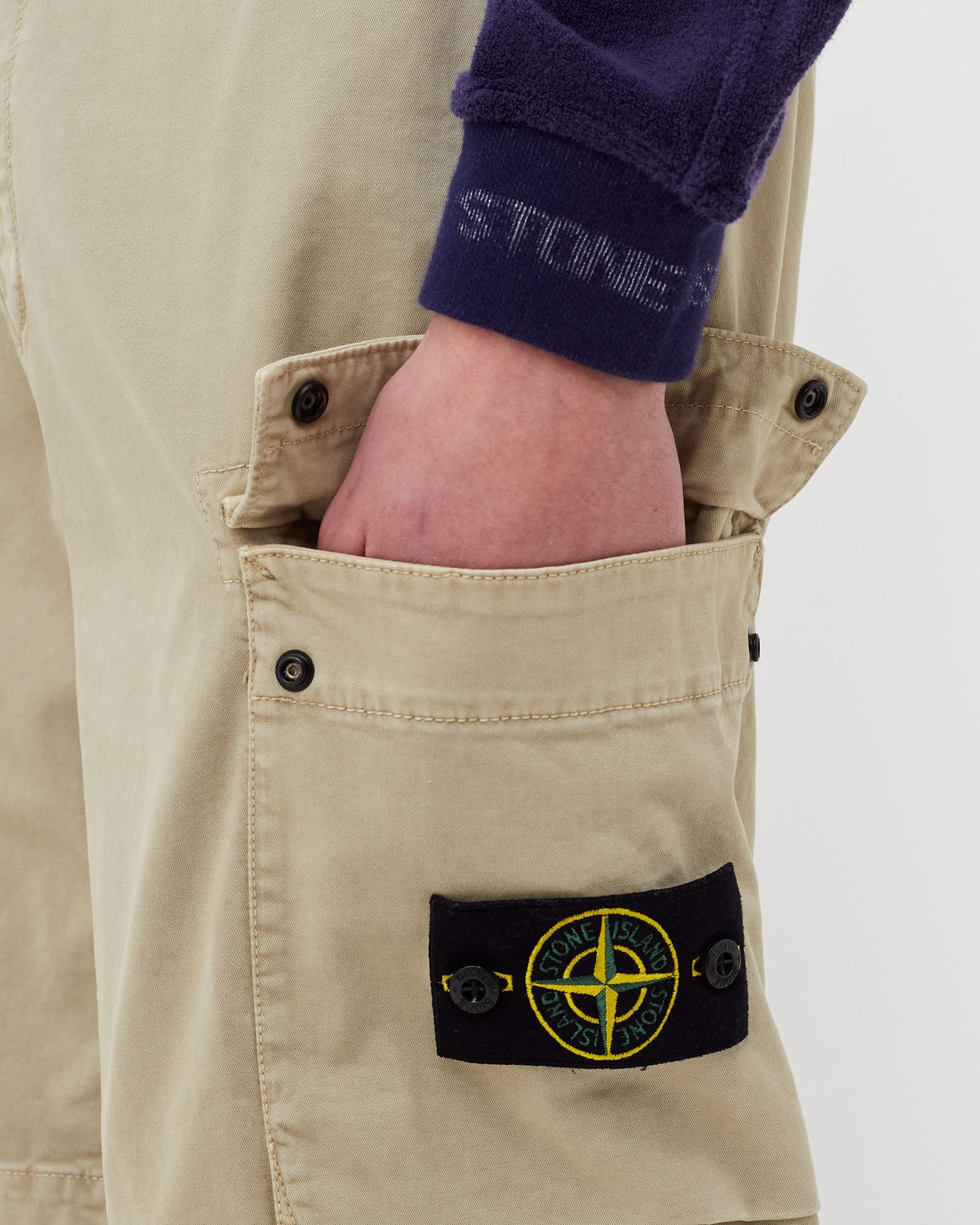 Strech Broken Twill Bermuda Shorts