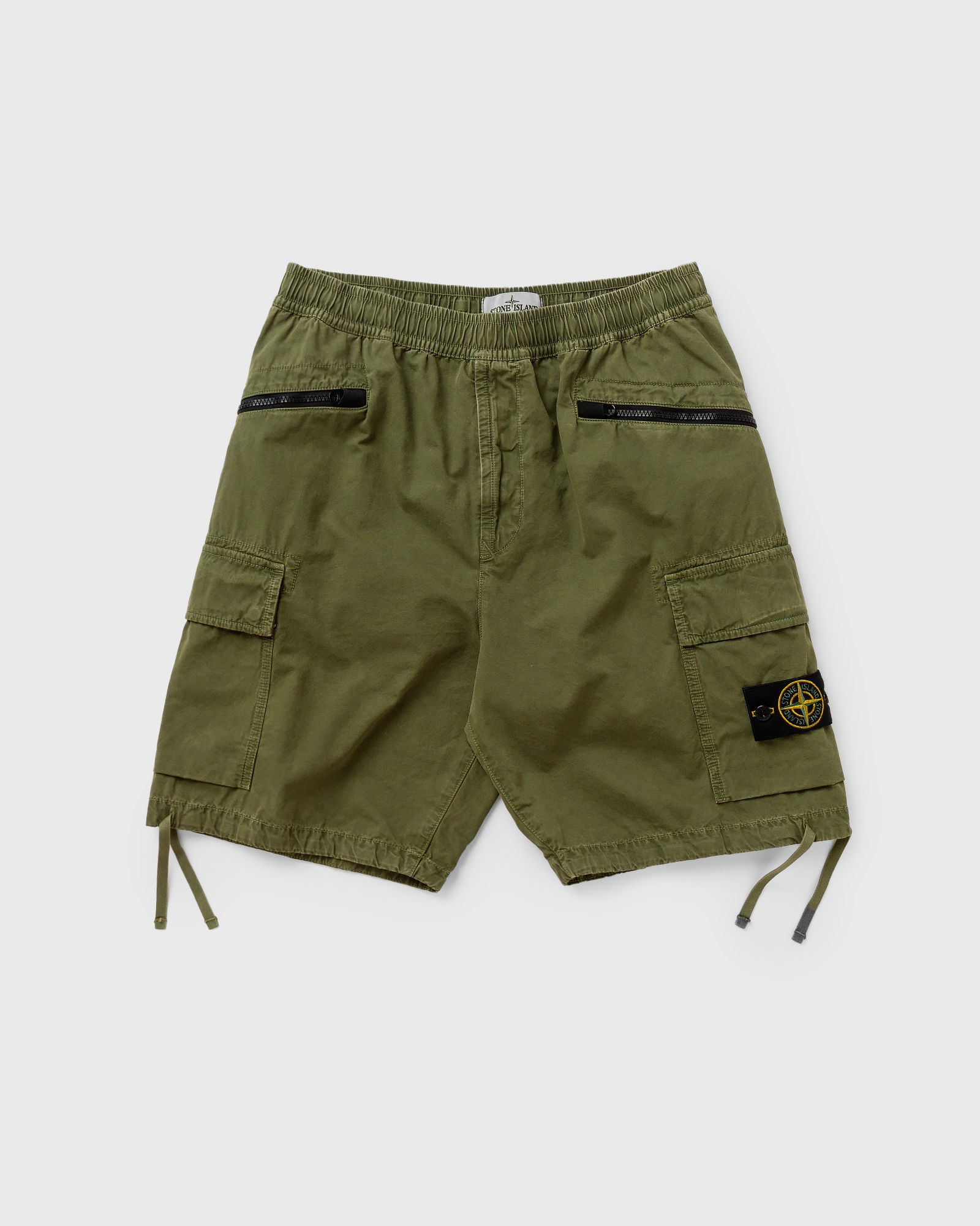 Garment Dyed "Old Effect" Bermuda Shorts