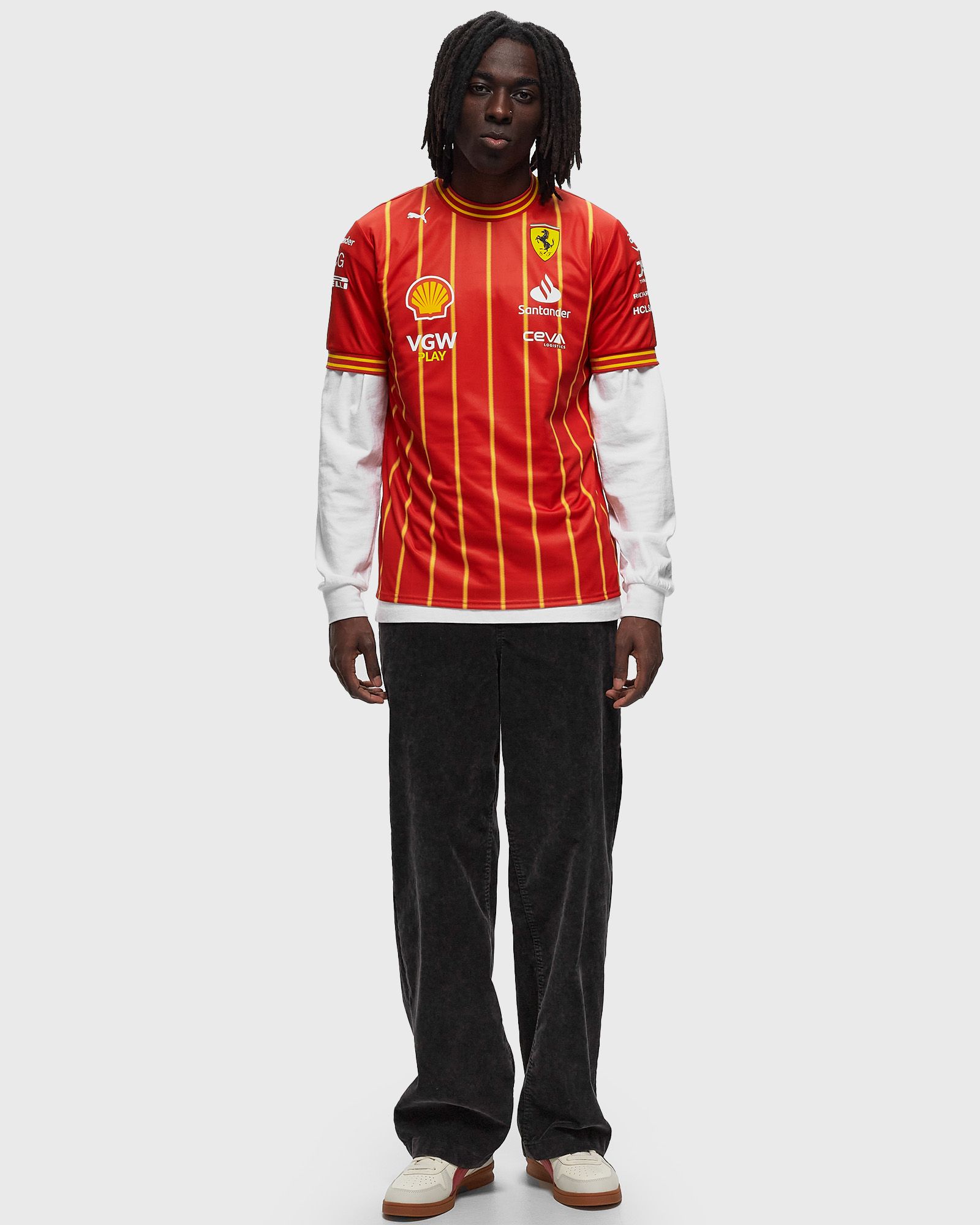 Scruderia Ferrari Team Soccer Jersey Sainz #55