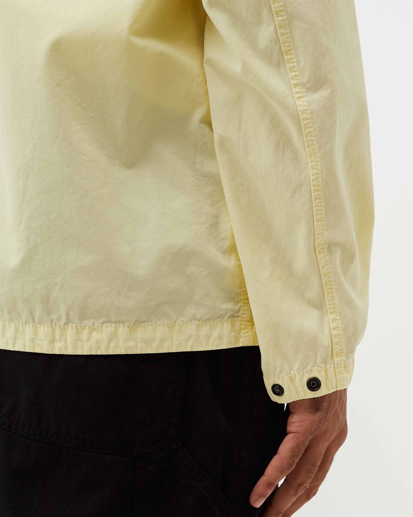 Overshirt Brushed Cotton Canvas, Garment Dyed "old" Effect