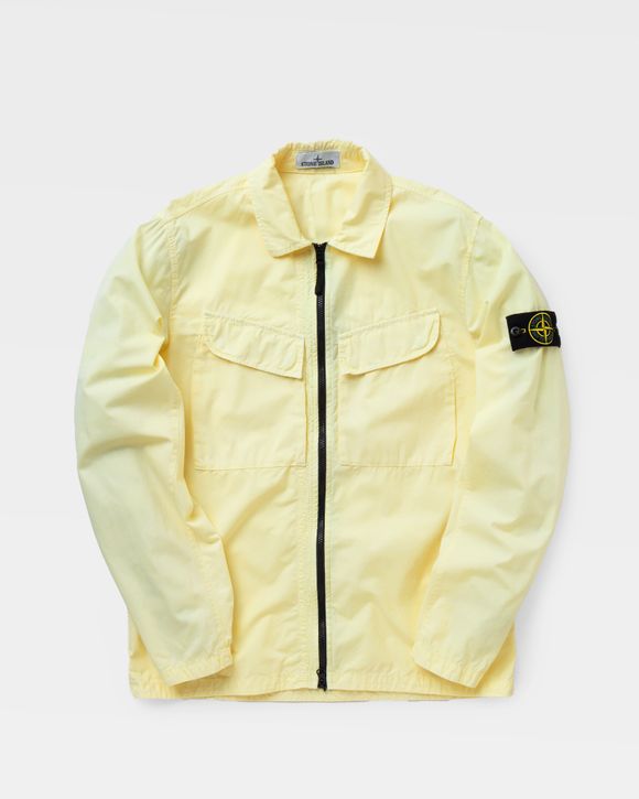 Overshirt Brushed Cotton Canvas, Garment Dyed "old" Effect