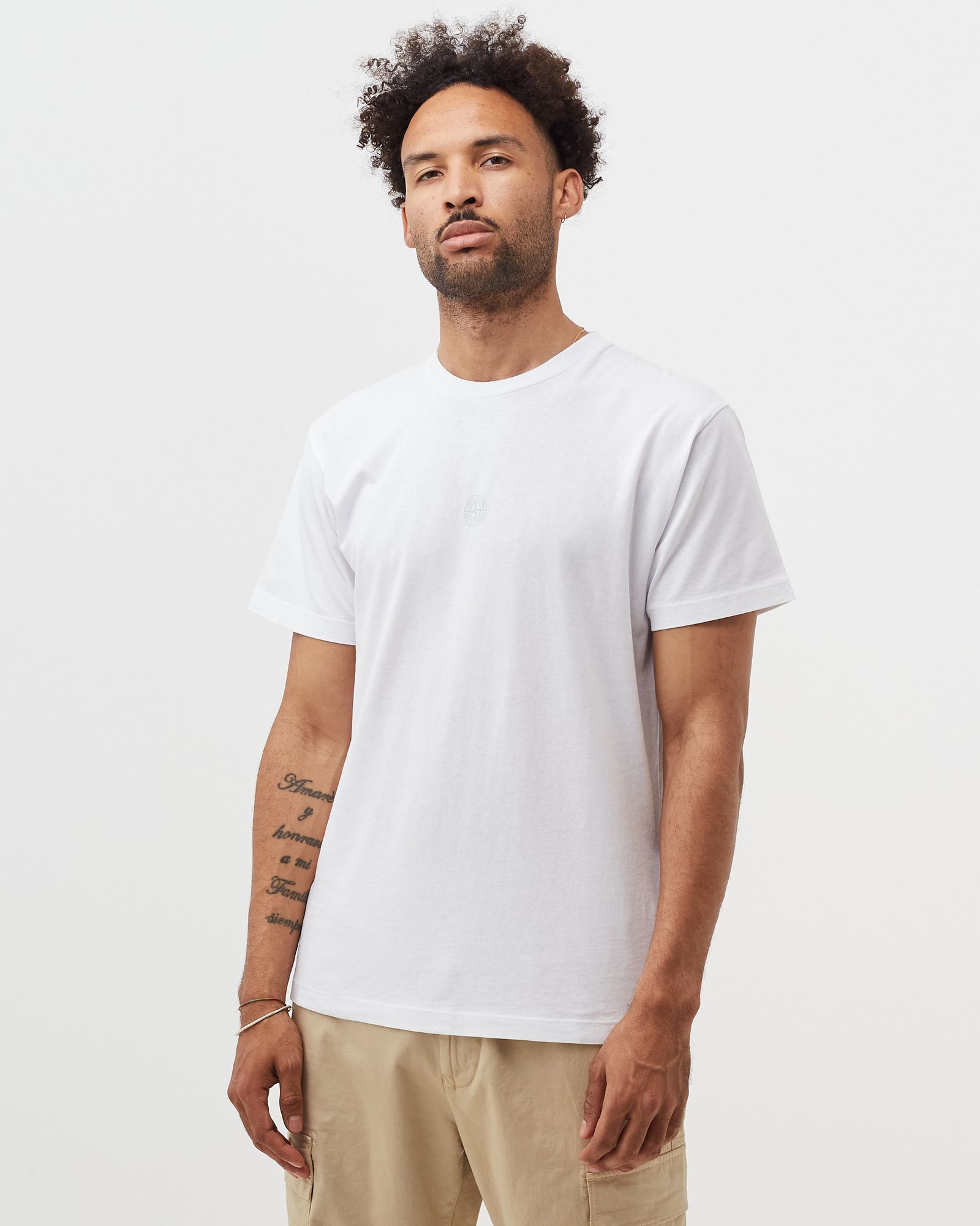 Cotton Jersey "Mosaic Four Print" Tee