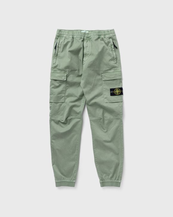 Pants Stretch Broken Twill Cotton - SALVIA Pants Stretch Broken Twill Cotton - SALVIA