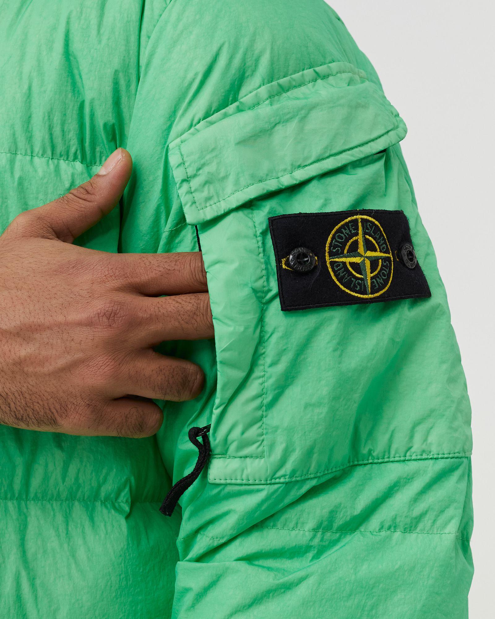 Real Down Jacket Garmet Dyed Crinkle