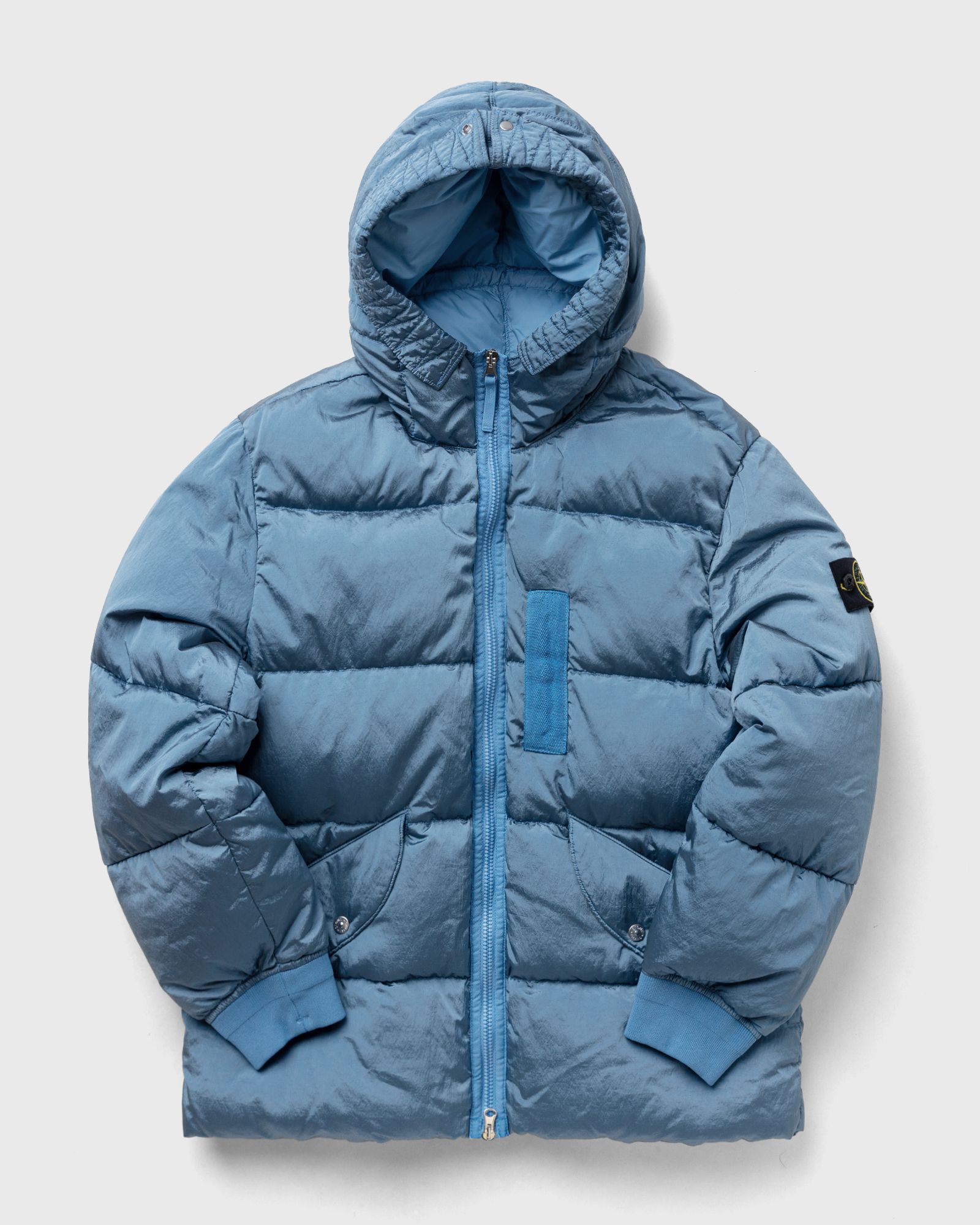 Real Down Jacket Nylon Metal In Econyl