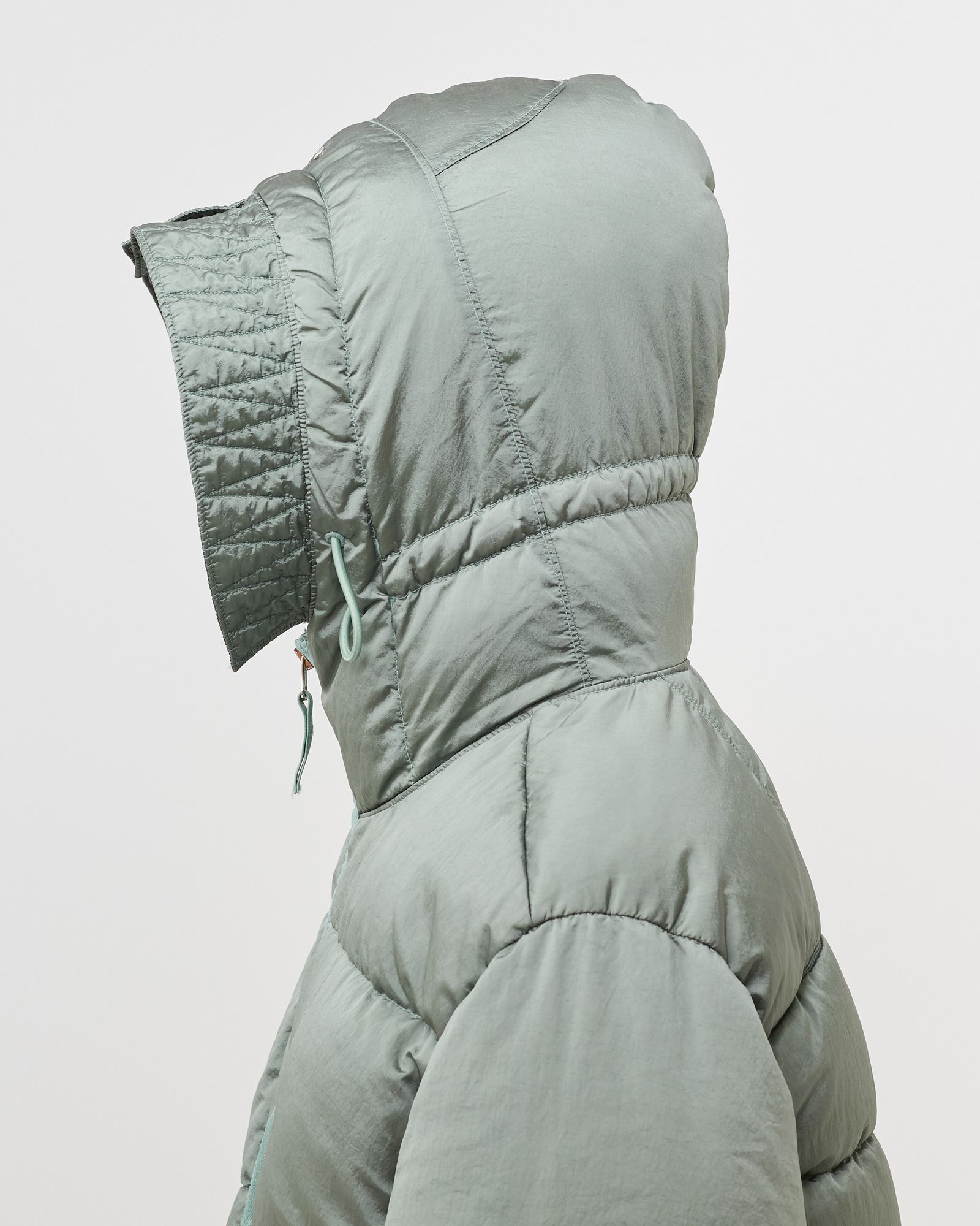 Real Down Jacket Nylon Metal In Econyl