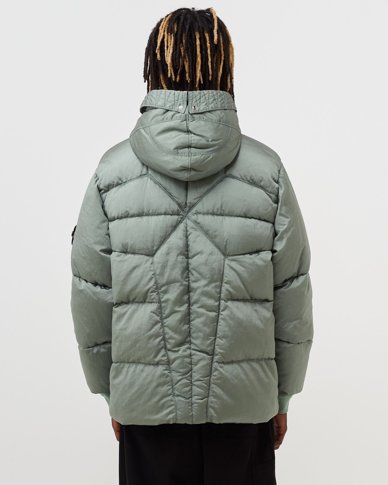 Real Down Jacket Nylon Metal In Econyl