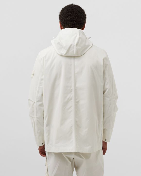 Bloody Osiris: White Blouson Jacket And White Keepall Bag - Iconic