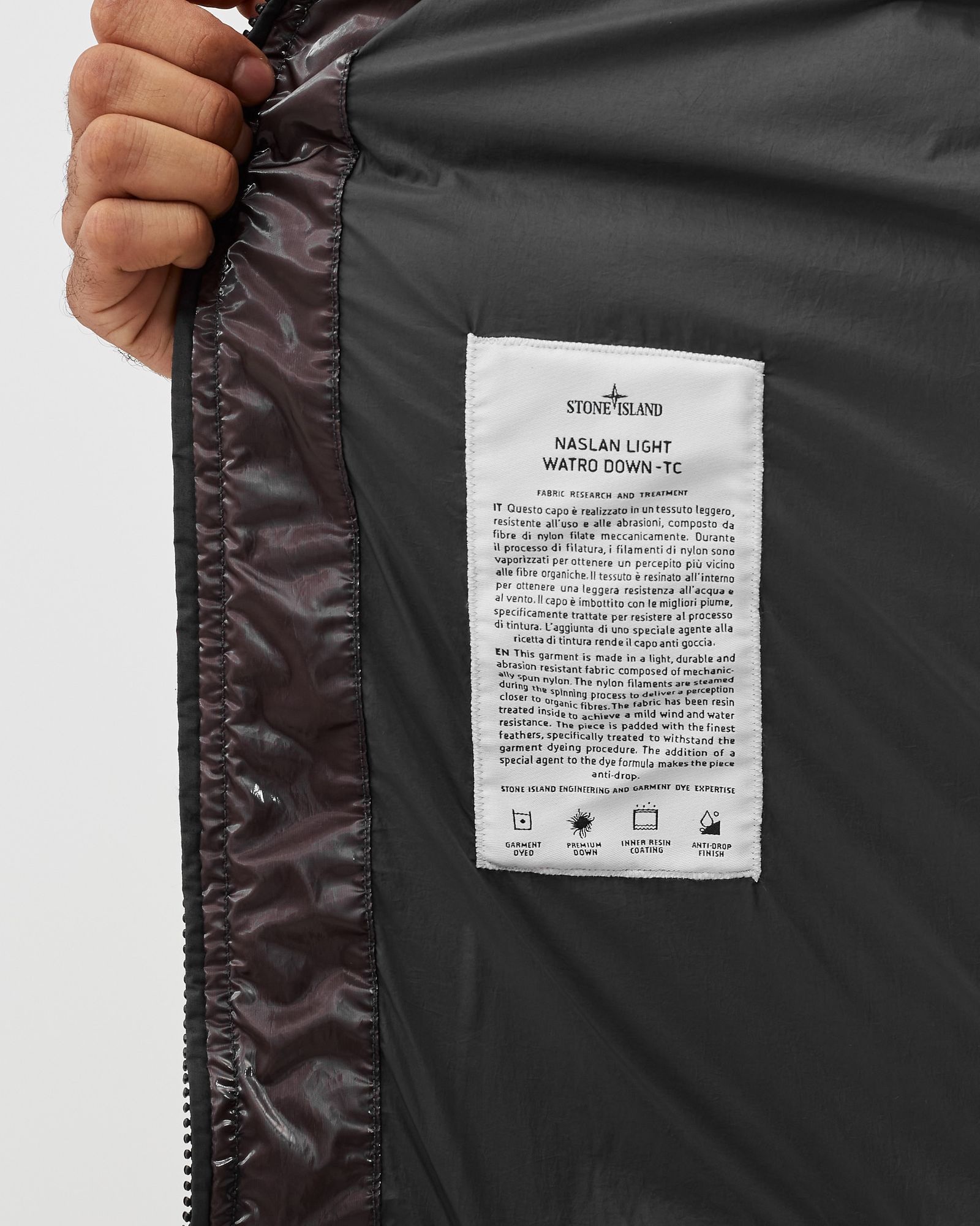 Real Down Jacket Naslan Light Watro