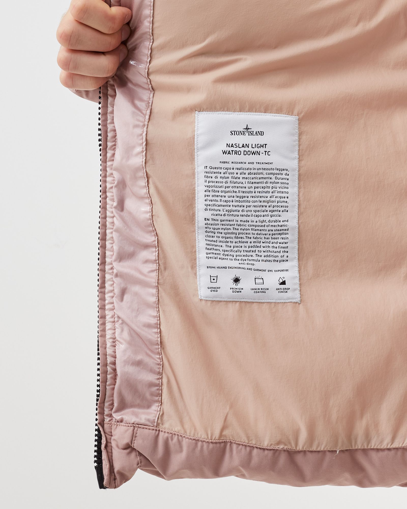 Real Down Jacket Naslan Light Watro