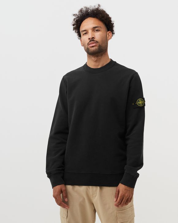 Stone island brushed cotton sweatshirt on sale