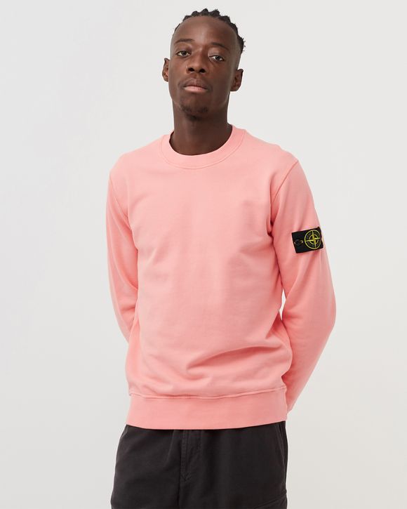 Pink stone island sweatshirt best sale