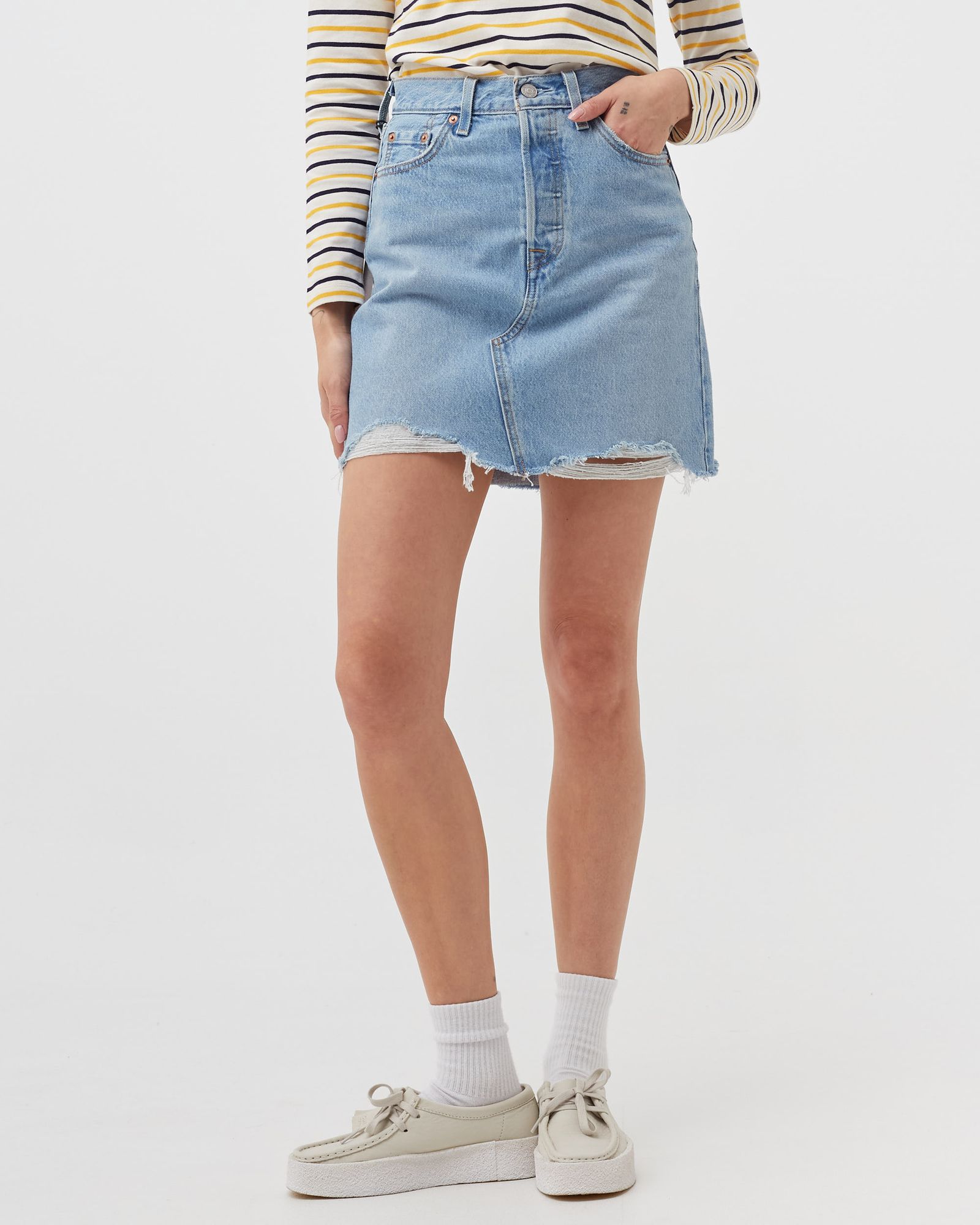 DECON ICONIC DENIM SKIRT