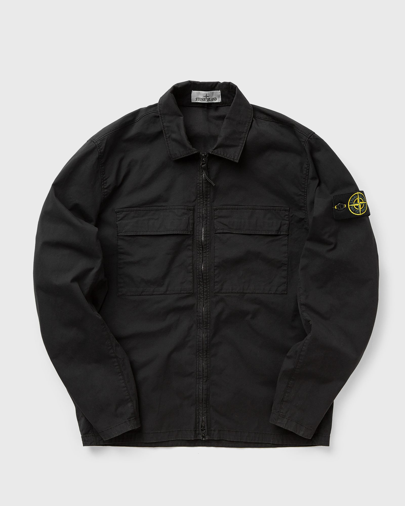 Stone Island Overshirt Supima Cotton Twill Strech Black