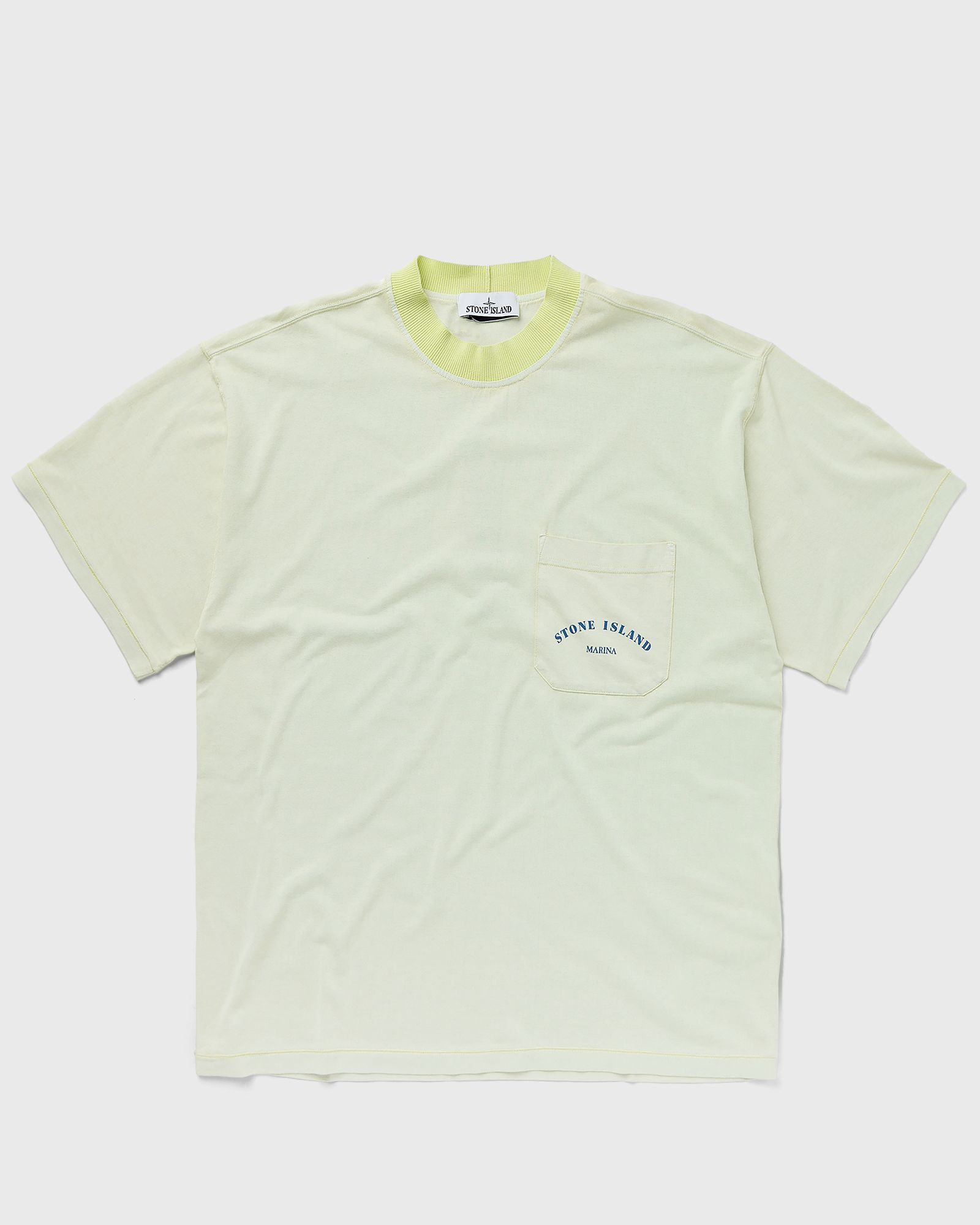Tee Chalk Plating Cotton Jersey, Stone Island Marina