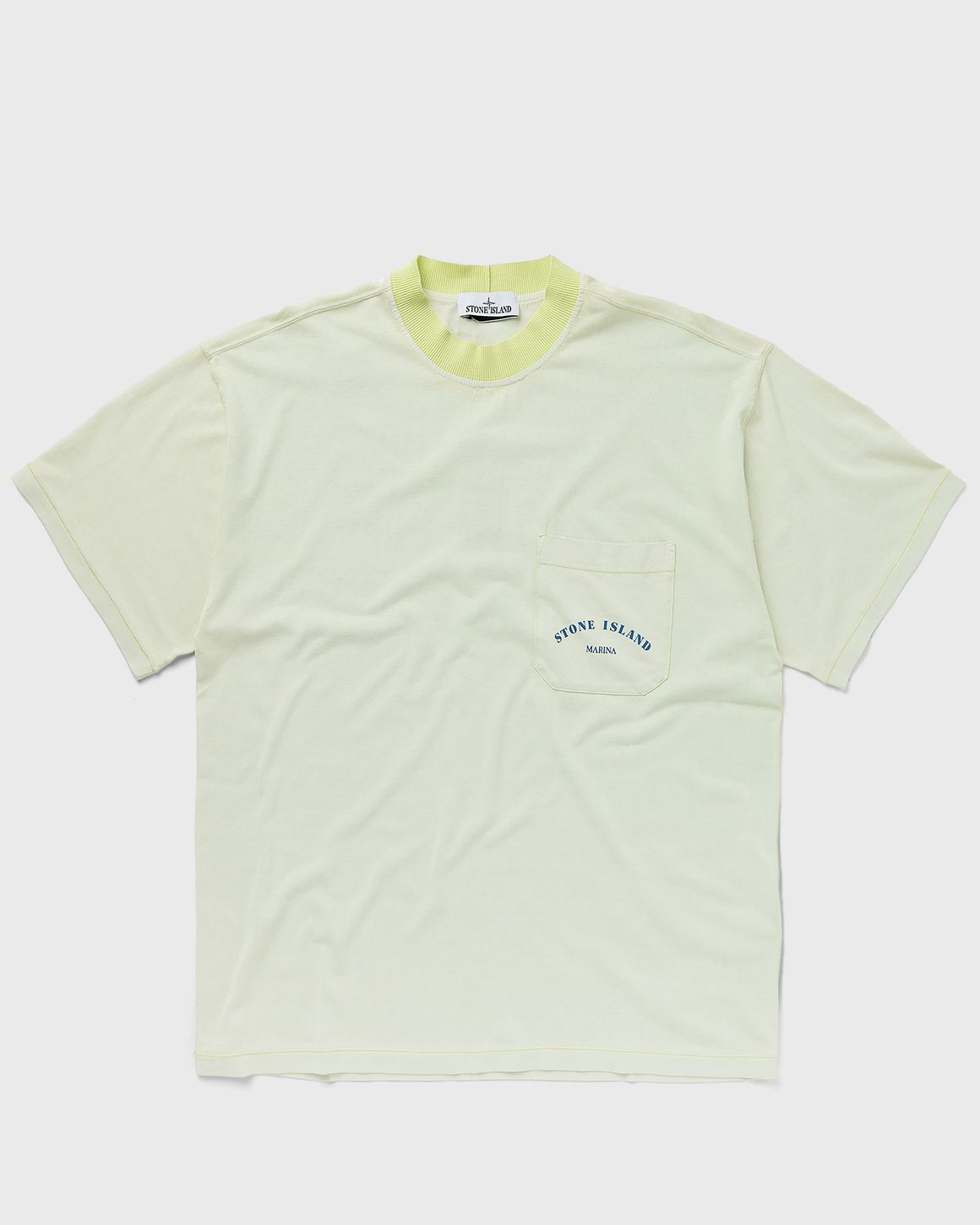 【STONE 】 Marina cotton T-shirt Stone Island Men's Marina Organic Cotton T-Shirt in Apricot