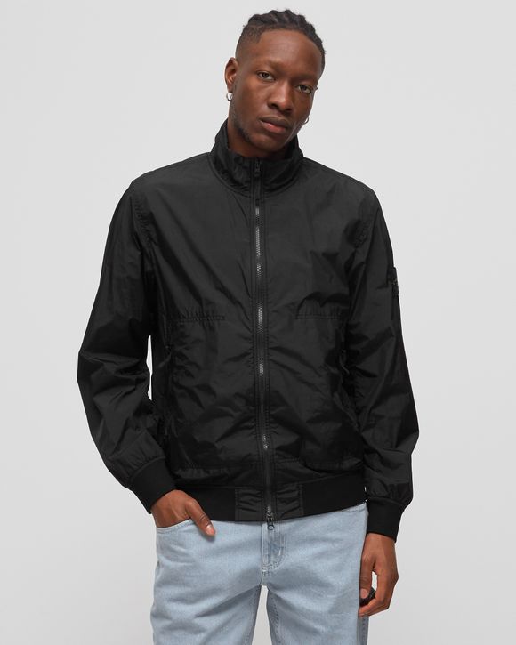 Stone Island Blouson Garment Dyed Crinkle Reps NY Black - black