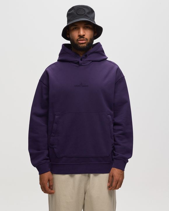 Stone island purple online hoodie