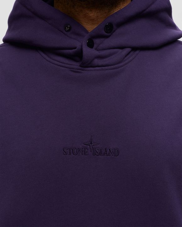 Stone island deals hoodie purple