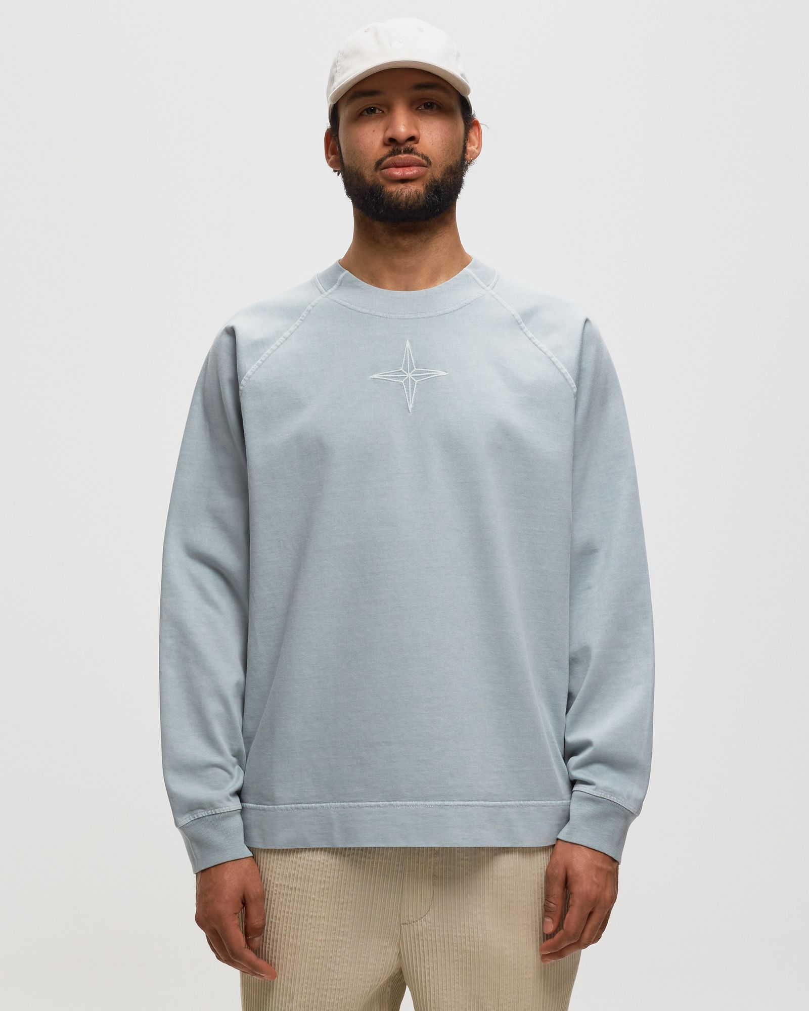 Stone Island Hoodie Heavy Cotton Jersey Blue | BSTN Store