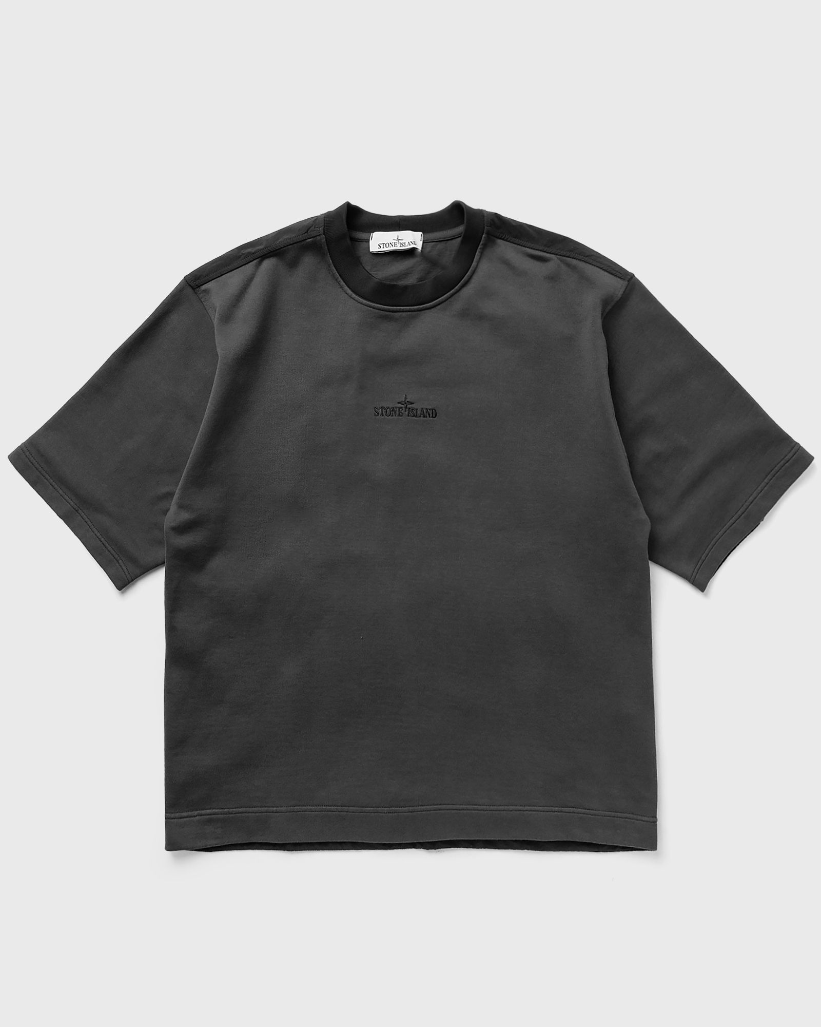 Short Mix Fabric Cotton Fleece Tee