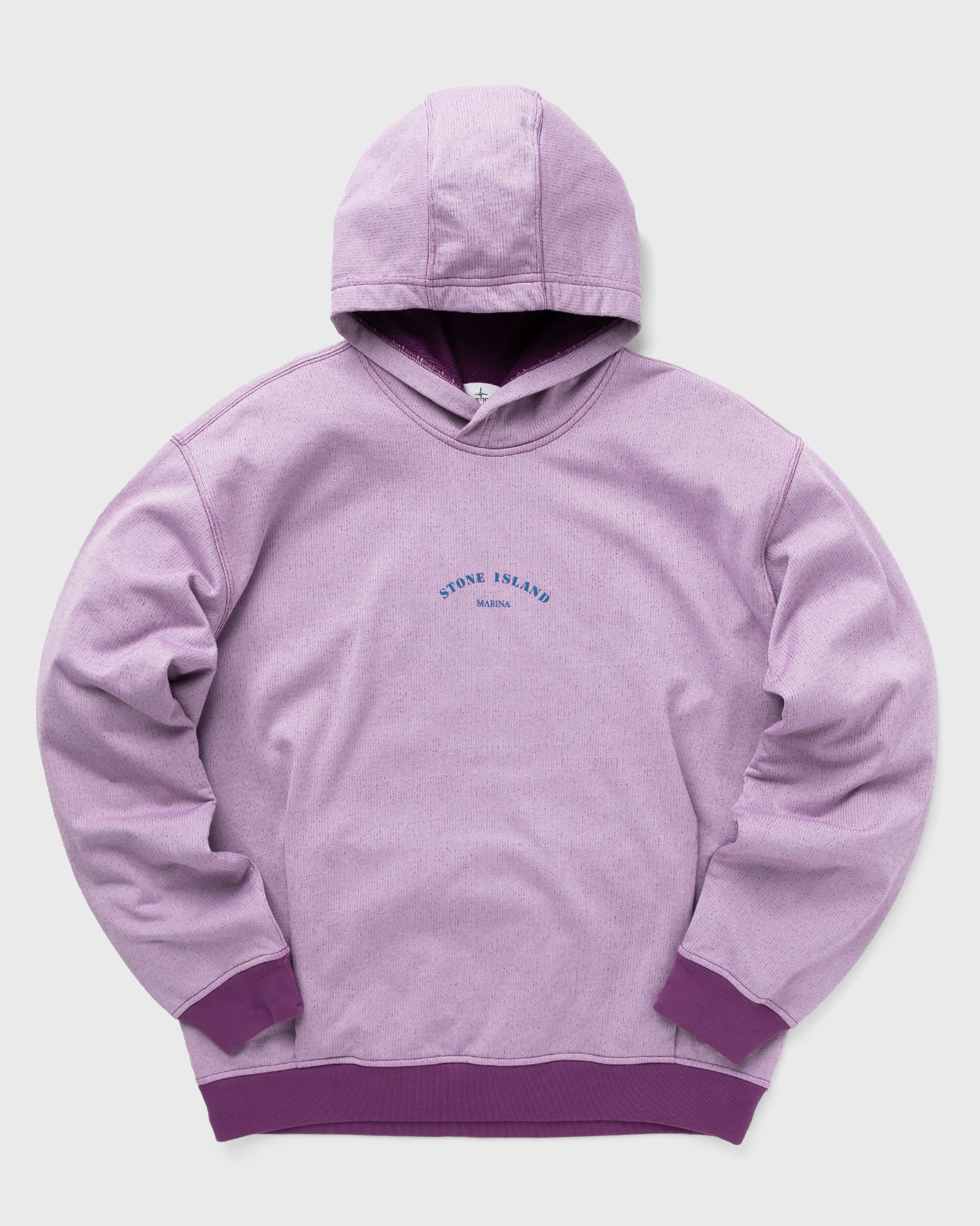 stone island hoodie cotton / nylon terry fleece, marina men hoodies