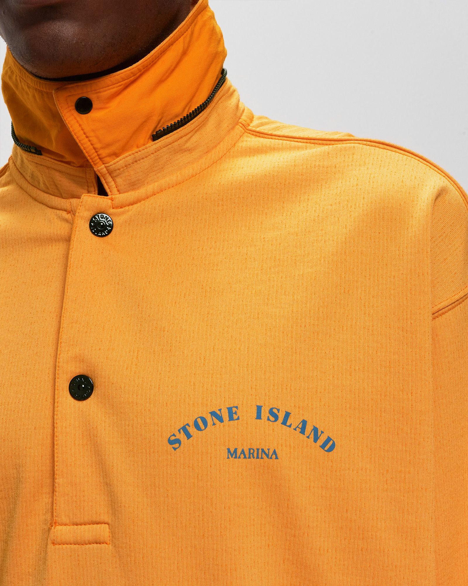 Hoodie Cotton / Nylon Terry Fleece, Stone Island Marina