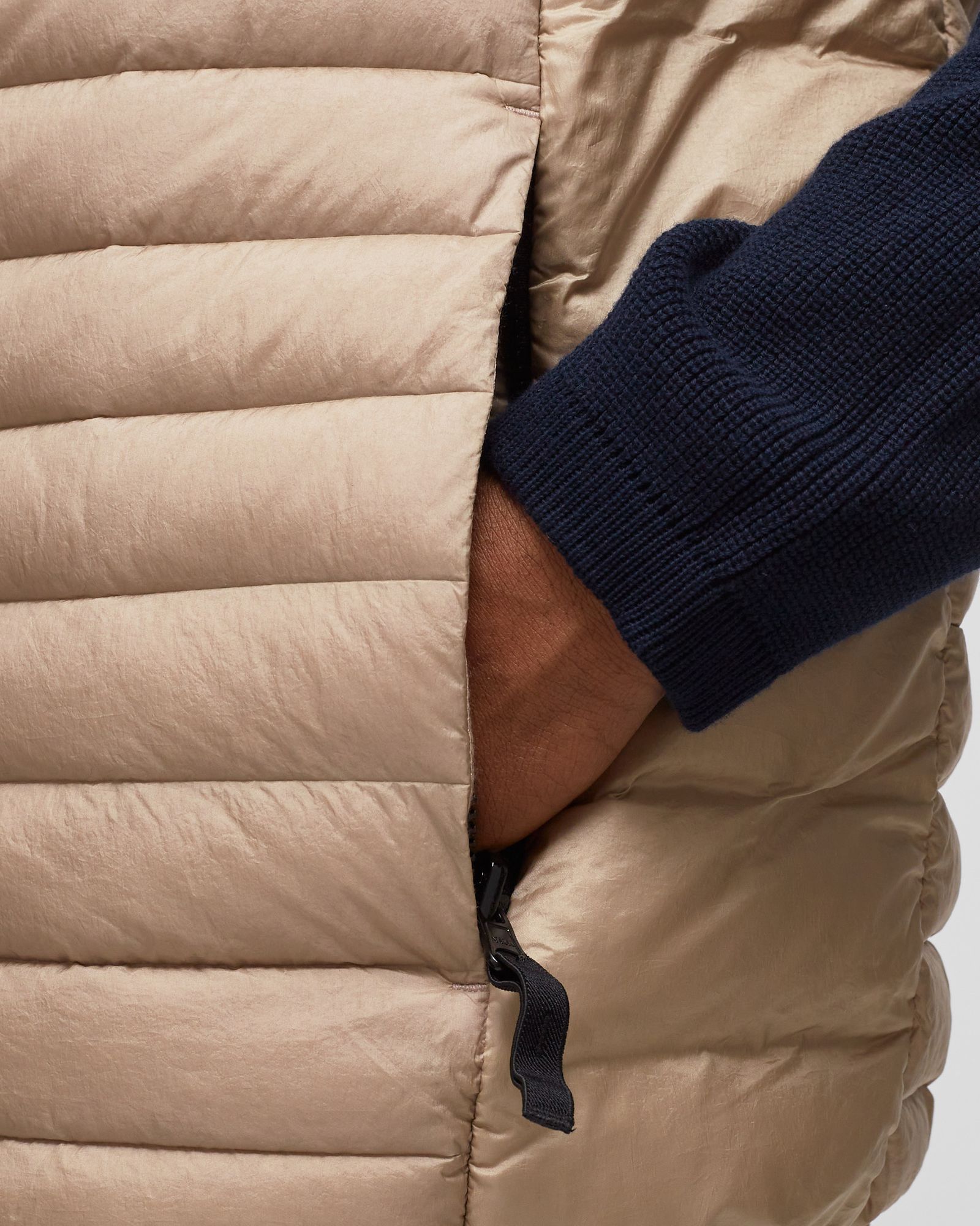 Packable Blouson S/S Loom Woven Chambers R-Nylon Down-TC