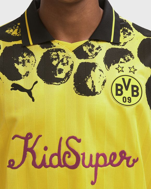 Puma x KidSuper BVB LS Retro Shirt Yellow | BSTN Store