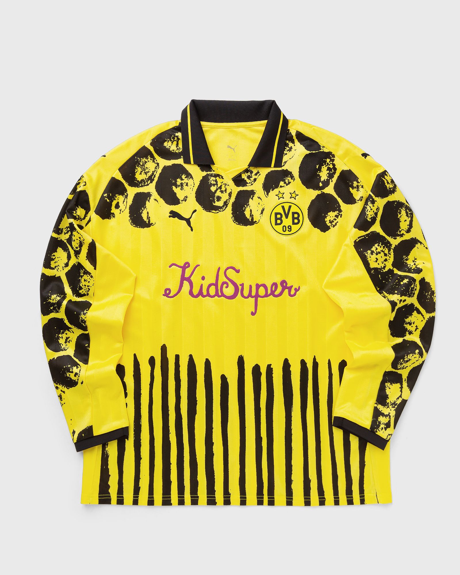 Puma x KidSuper BVB LS Retro Shirt Yellow | BSTN Store