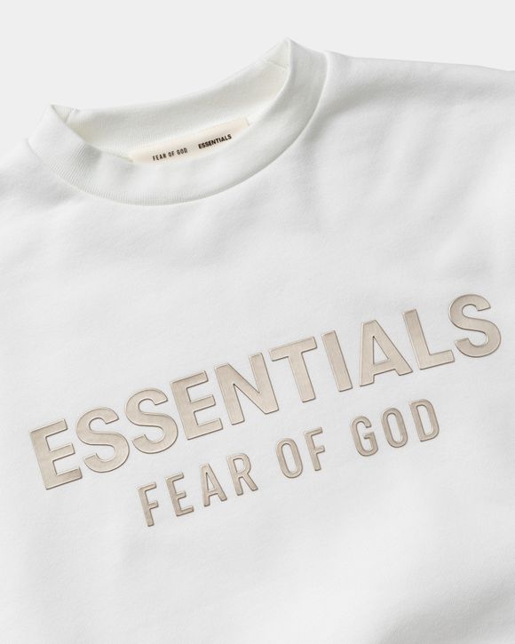 Fear of God Essentials FLEECE CREWNECK White | BSTN Store