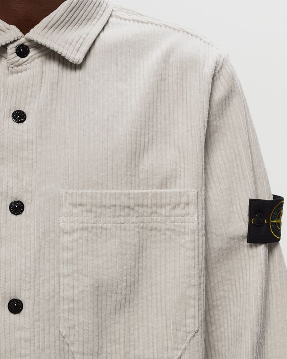 Stone Island OVERSHIRT CORDUROY 400, GARMENT DYED Brown | BSTN Store