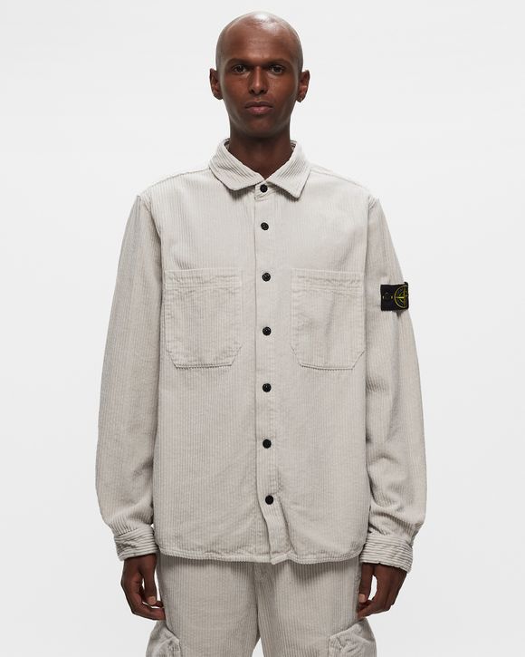 Stone Island OVERSHIRT CORDUROY 400, GARMENT DYED Brown | BSTN Store