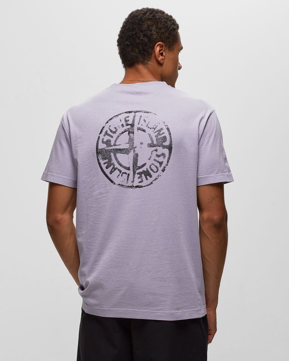 Stone island t shirt on sale purple