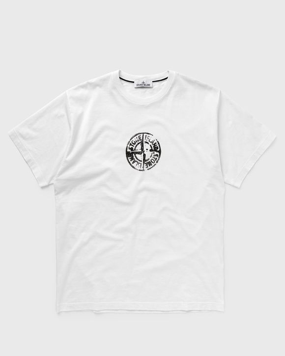 Stone Island Garment Dyed Jersey T-Shirt White at