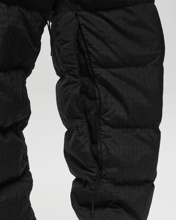 Stone Island REAL DOWN PANTS MACRO RIPSTOP NYLON Black - black