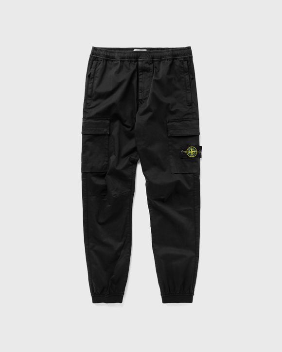 PANTS STRETCH COTTON WOOL SATIN, GARMENT DYED