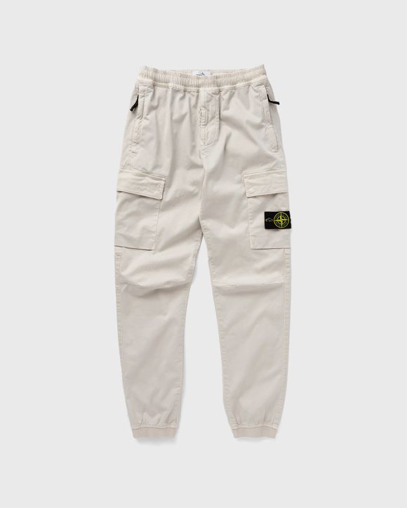 PANTS STRETCH BROKEN TWILL COTTON, GARMENT DYED 'OLD' EFFECT