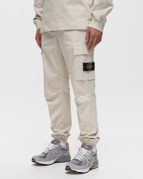 Stone Island PANTS STRETCH BROKEN TWILL COTTON, GARMENT DYED 'OLD