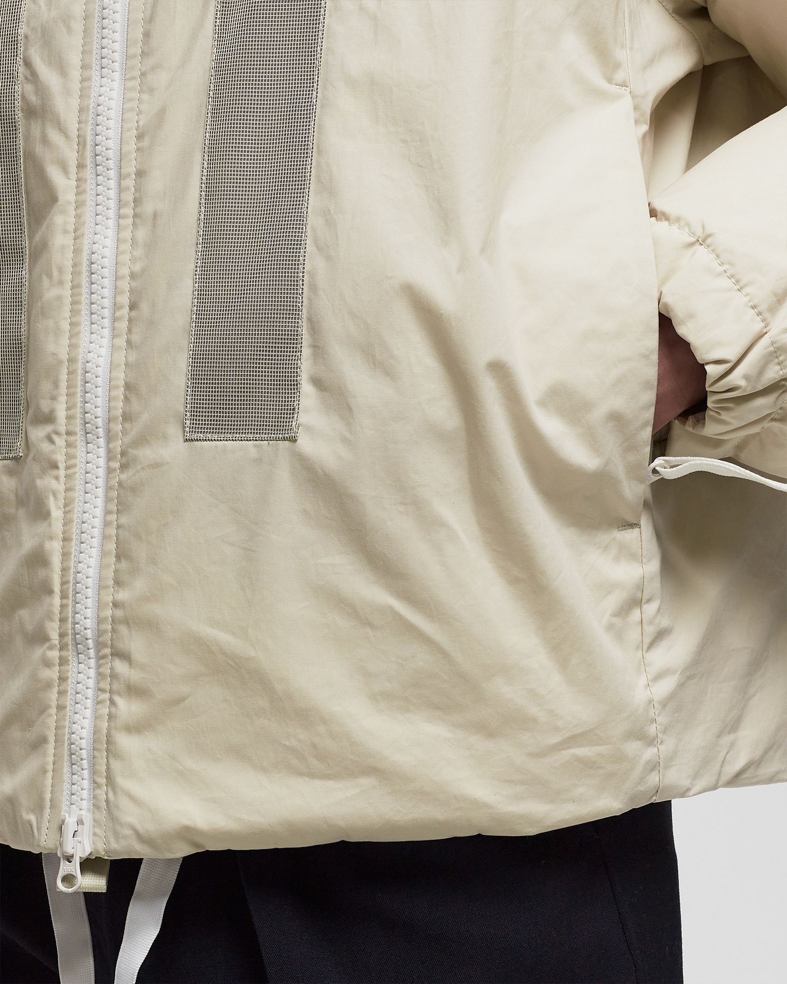REAL DOWN JACKET RUBBER WAX POPLIN DOWN_ STONE ISLAND MARINA