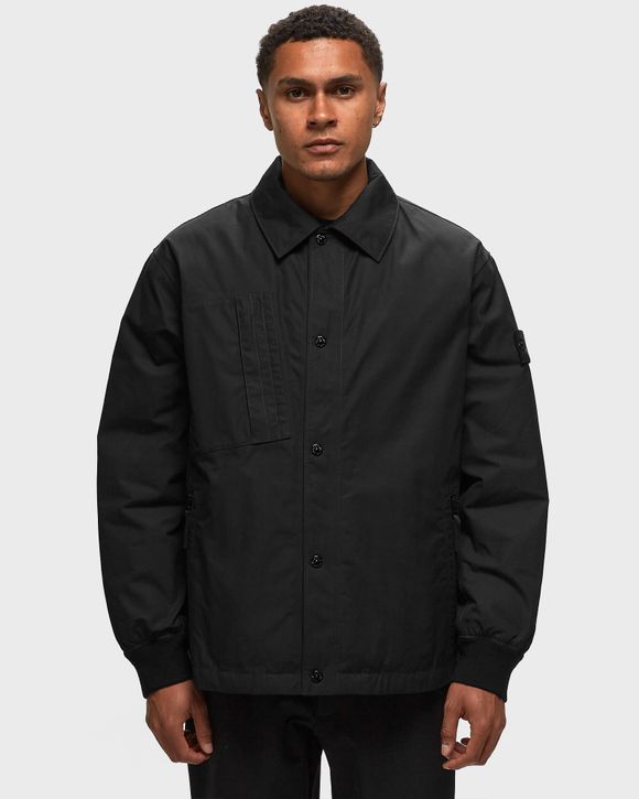 Stone Island REAL DOWN JACKET O-VENTILE®_ STONE ISLAND GHOST PIECE Black -  black