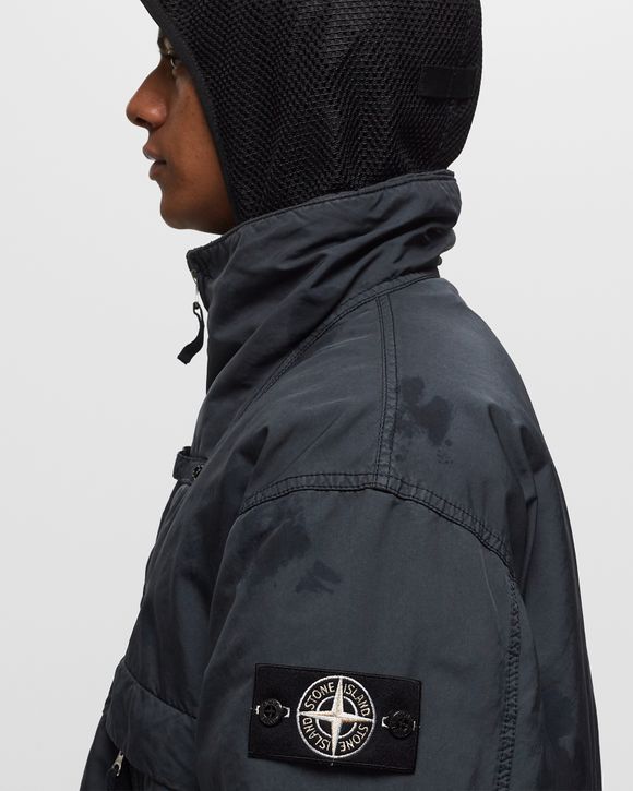 Stone Island REAL DOWN JACKET HAND COLOURING ON DAVID-TC., GARMENT DYED +  HANDMADE TREATMENT Grey - LEAD GREY