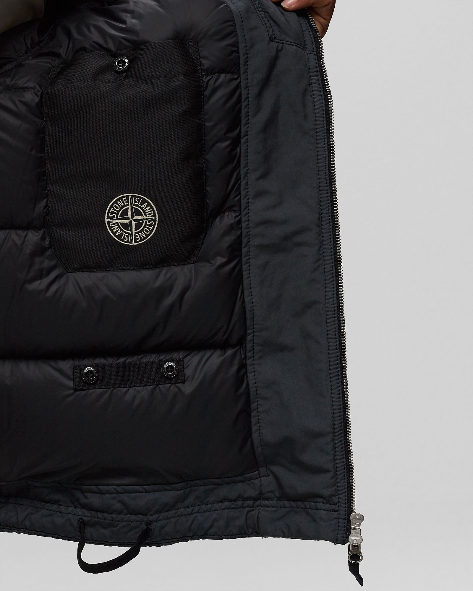 REAL DOWN JACKET HAND COLOURING ON DAVID-TC., GARMENT DYED + HANDMADE TREATMENT